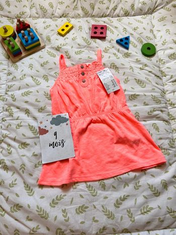 Robe 9 mois Kiabi neuve avec étiquette