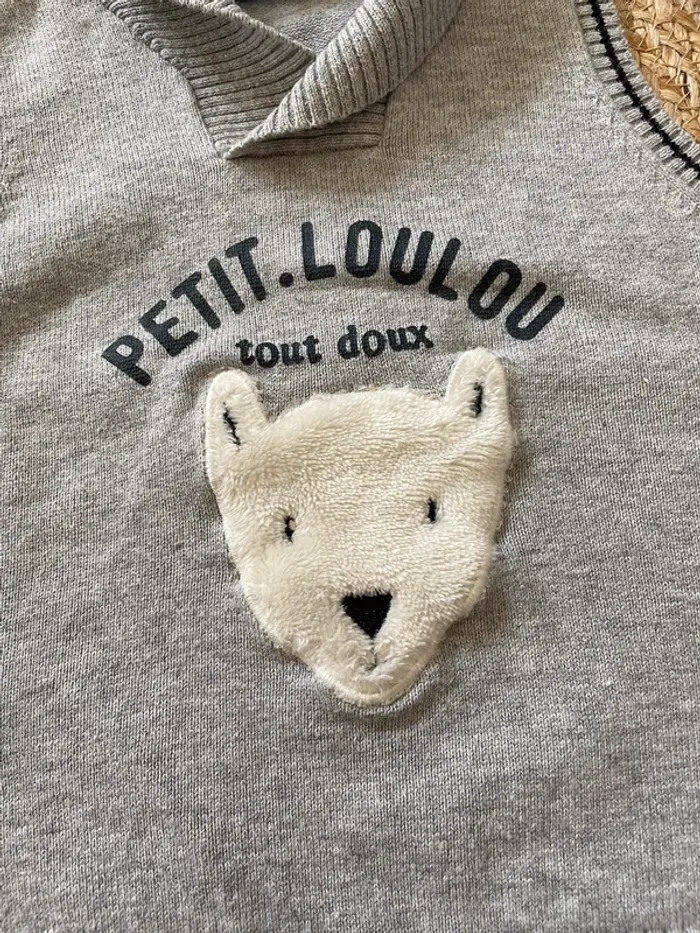 Pull sans manche 24 mois - photo numéro 2