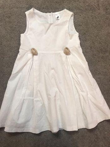 Robe de cérémonie été blanche 5 ans