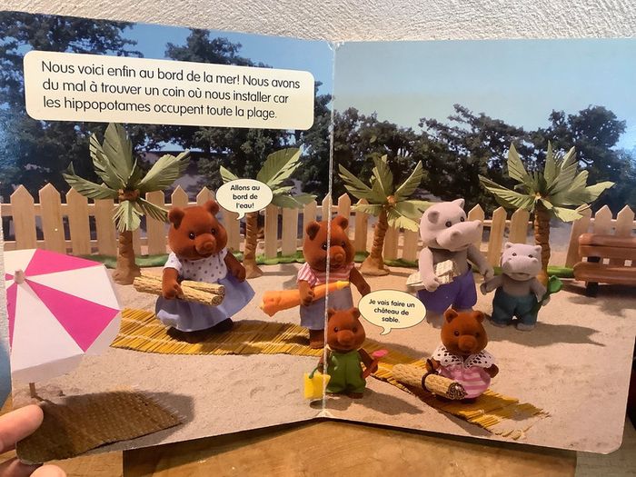 Livre famille Sylvanian à la plage - photo numéro 6
