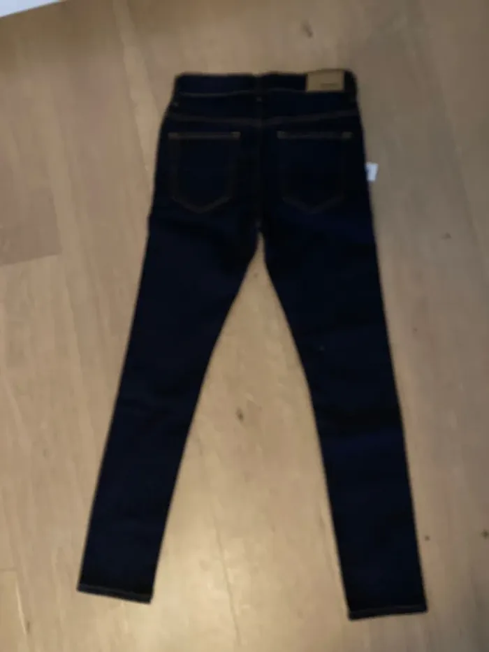Diesel roisin jean super skinny regular waist couleur brut bleu foncé - photo numéro 7