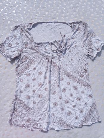 Blouse tee shirt imprimé femme s16