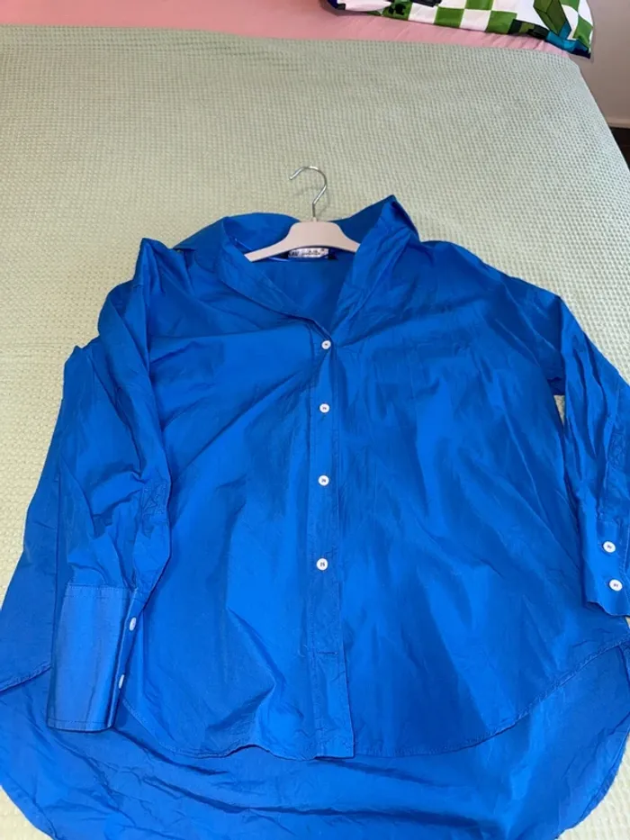 Chemise Zara bleu taille xs
