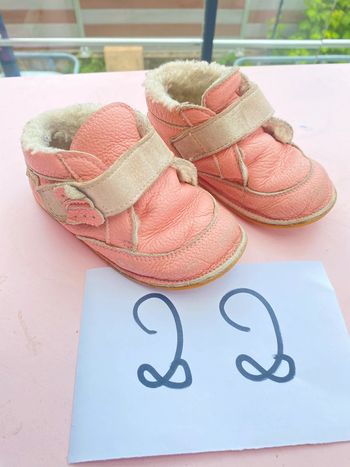 Bottines chaussures fourrees timmo barefoot 22