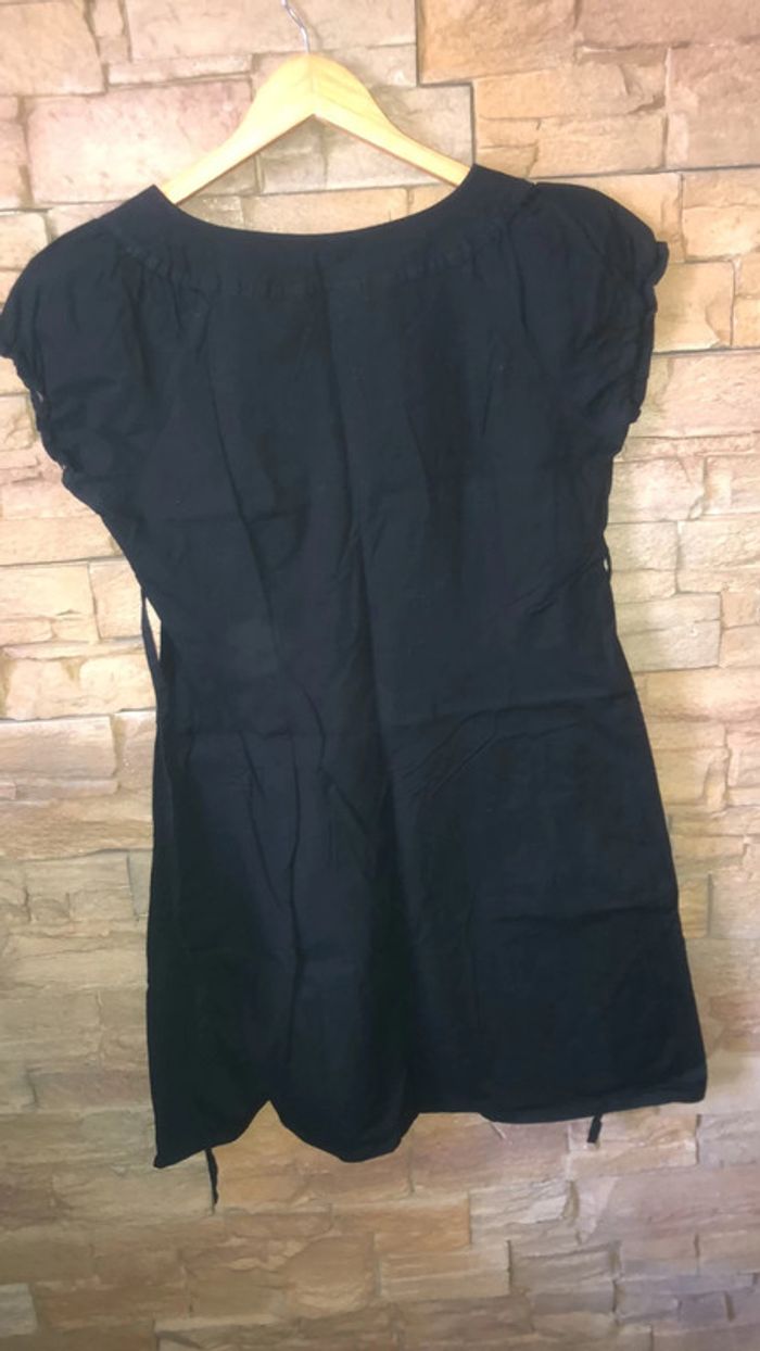 Robe noire été maternité marque Kiabi. - photo numéro 2