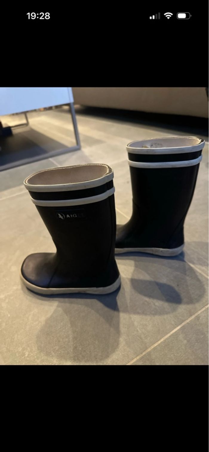 Bottes de pluie Aigle taille 26 - photo numéro 2