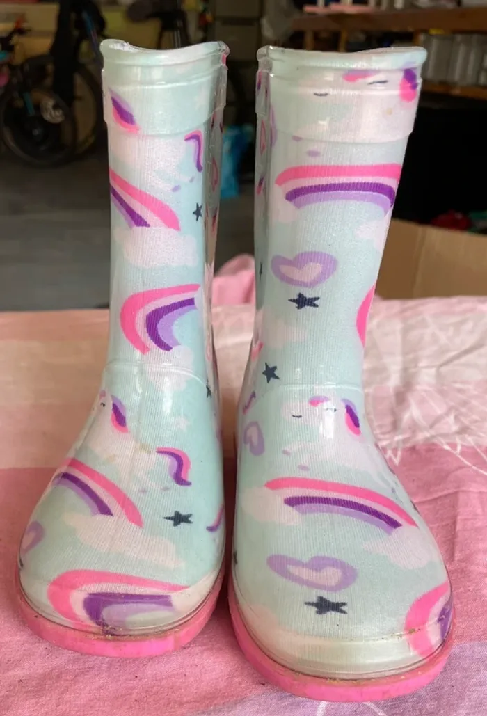 Bottes de pluies fille taille 23