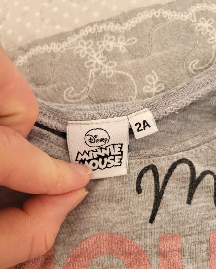 Tee shirt gris minnie 2 ans - photo numéro 3