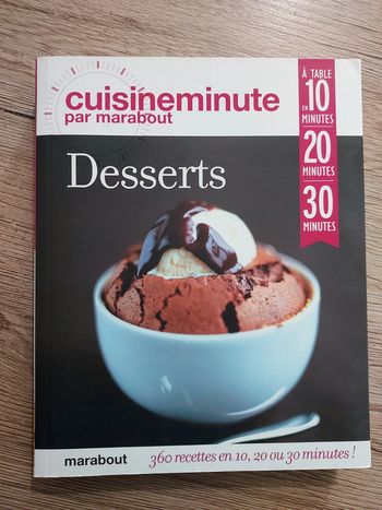 Livre de recettes "Desserts"