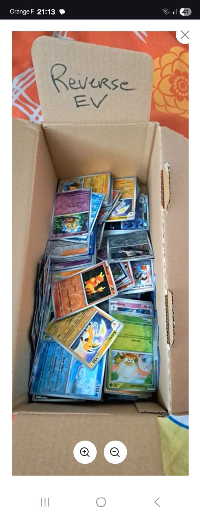 500 carte pokemon reverse !