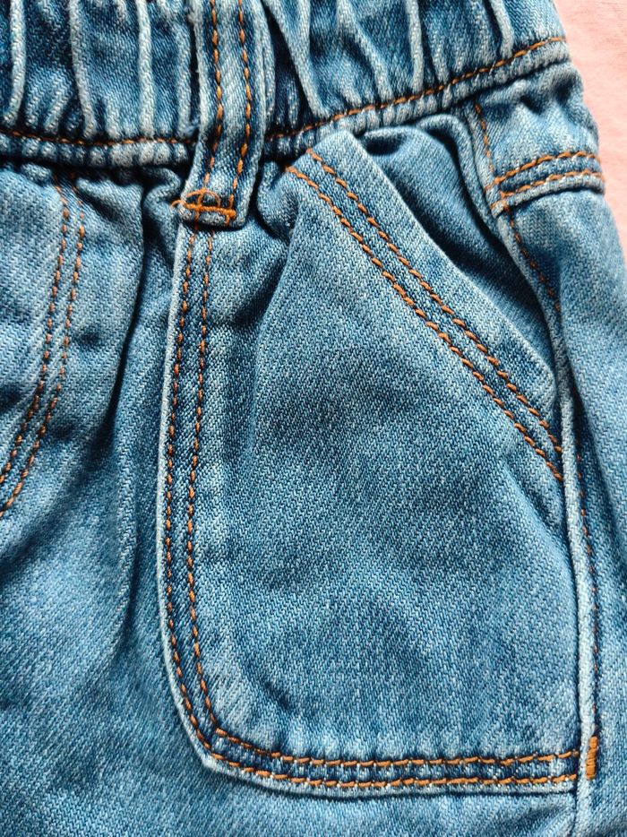 Pantalon Jean garçon TAO bleu 68 cm - photo numéro 2