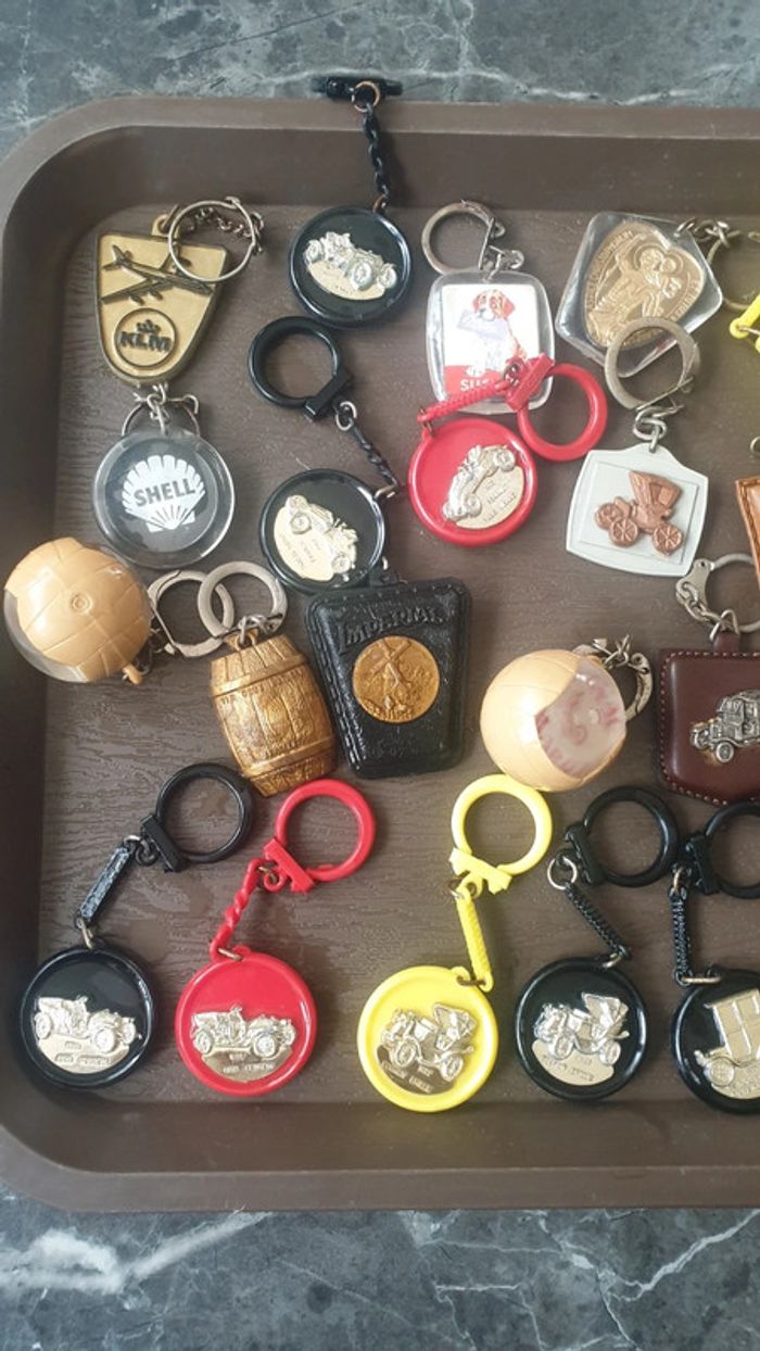 lot de portes clés vintage - photo numéro 2