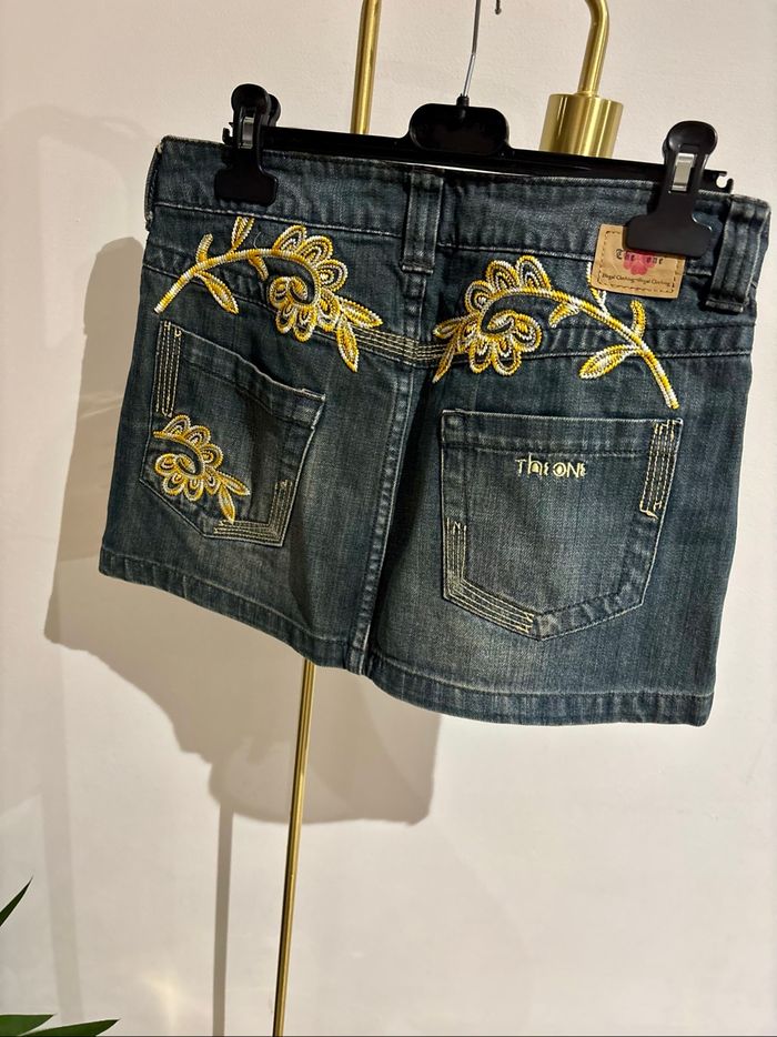 Jupe en jeans taille 38 - photo numéro 7