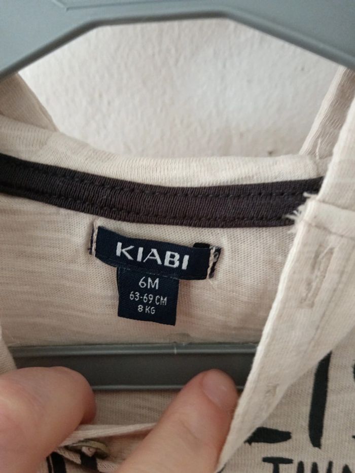 T-shirt a capuche kiabi - photo numéro 5
