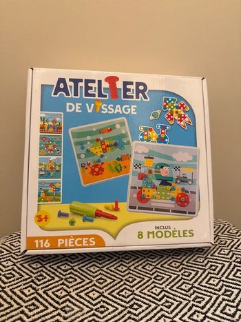 WDK - Atelier de vissage 116 pièces, 8 modèles