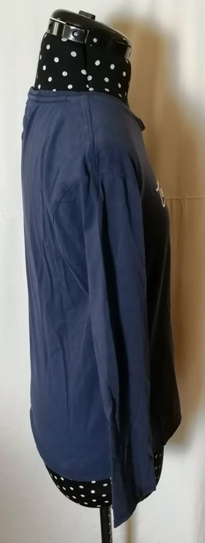 Tee-shirt manches longues bleu marine sequins taille 16 ans Tommy Hilfiger - photo numéro 4