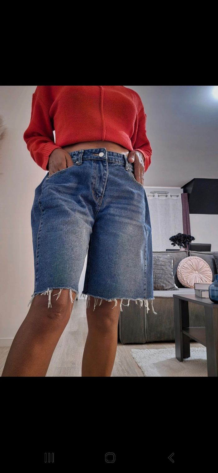 Bermuda  en jean - photo numéro 2