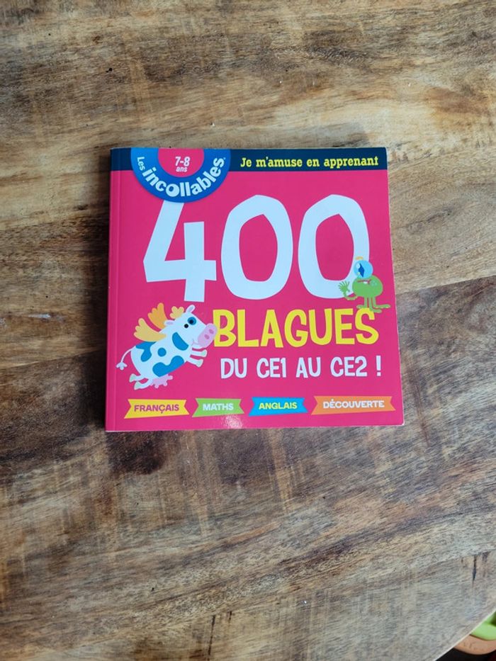 Les incollables 7 8 ans livre de blague à répéter dans la cours de récréation