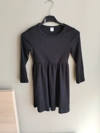 Robe fillette manche longue