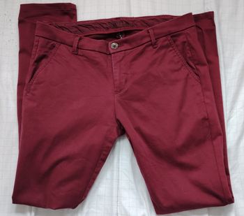 Pantalon bordeaux Only & Sons – Taille 40 (L34)