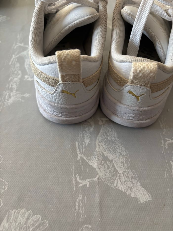 Paire baskets fillette puma aux perles - photo numéro 5