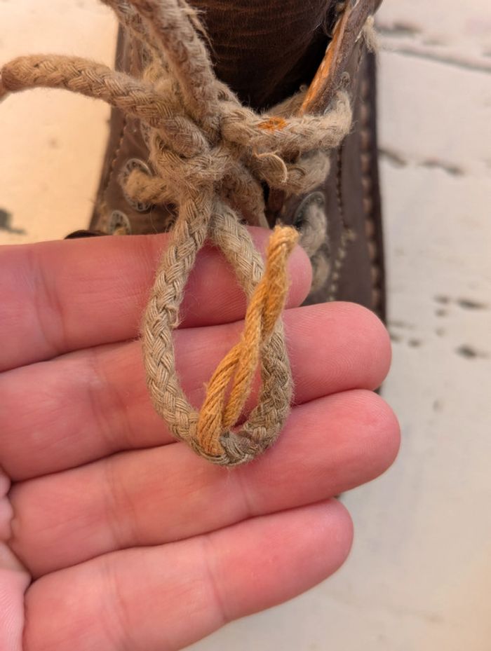 Chaussures montantes en cuir marron Kickers – Taille 25 - photo numéro 5