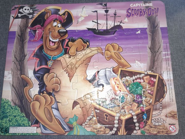 lot 2 puzzles Scooby-doo ! - photo numéro 3