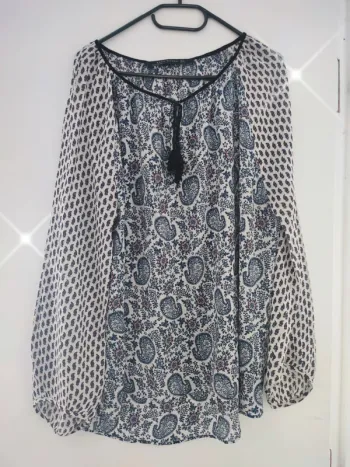 Blouse chemise top été femme taille 38 Zara