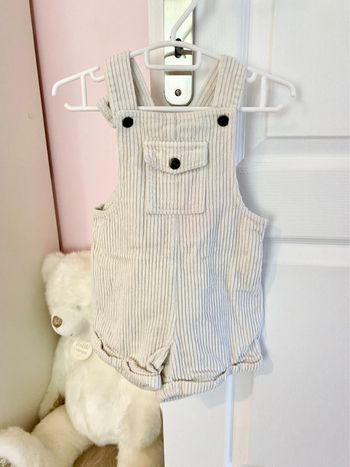 Salopette combi short velours orchestra 4 ans