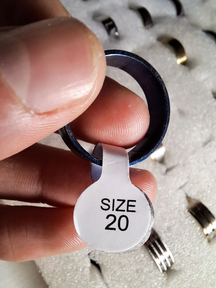 Bague acier inoxydable motifs - photo numéro 4