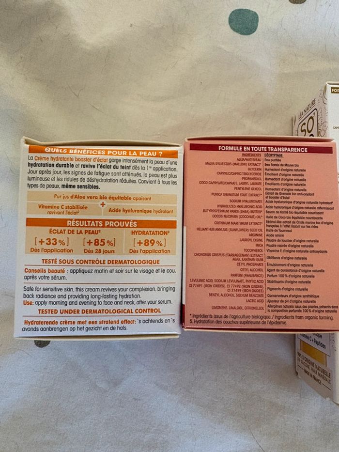 Lot de 3 produits visage So Bio Étic neufs - photo numéro 2