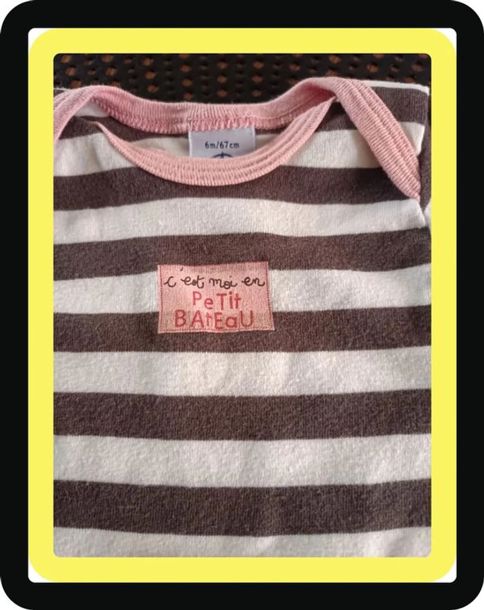 Body petit bateau 6 mois - photo numéro 2