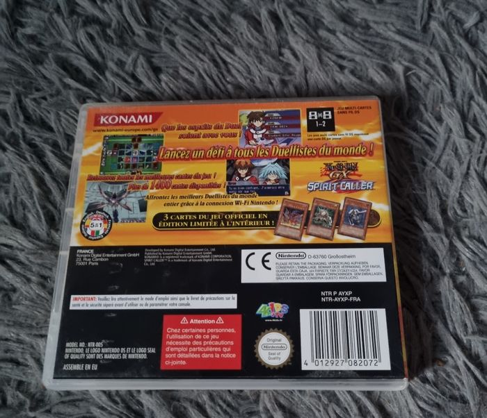Boîte vide de jeu avec livret Yu-Gi-Yo GX Spirit Caller - photo numéro 3