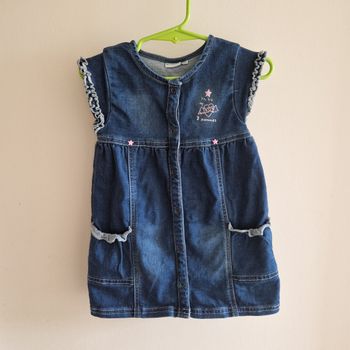 12-18 mois robe jean stretch