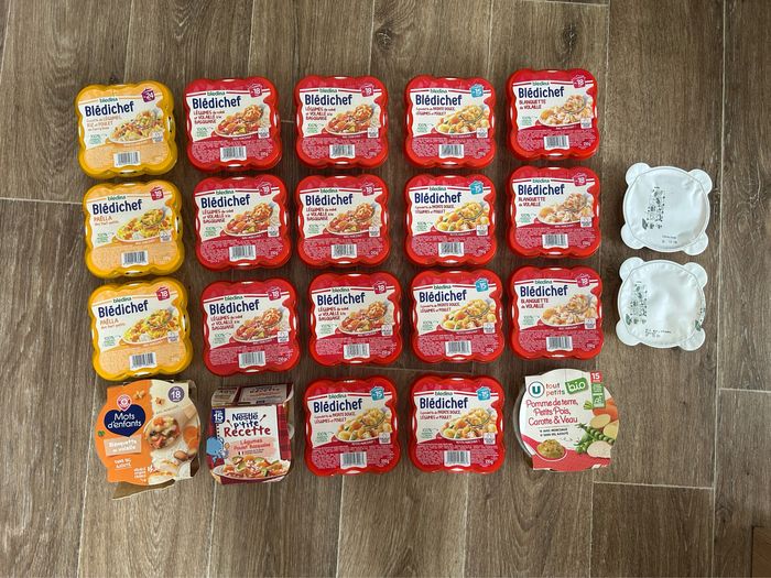 Lot 23 repas bébé Blédichef dès 15,18 mois