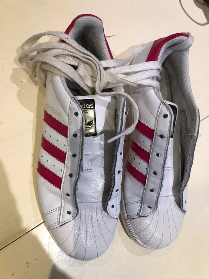 Baskets Adidas femme taille 38 superstar. - photo numéro 10