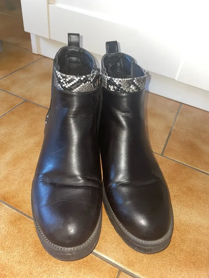 bottine noir