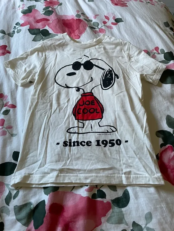 T-Shirt Snoopy Peanuts Cyrillus Garçon