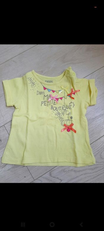 Tee shirt 6 mois
