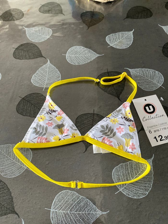 Ensemble maillot de bain deux pièces 6 ans - photo numéro 2