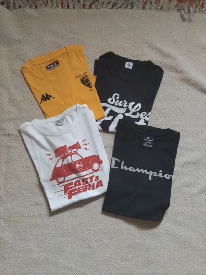Lot 4 tee shirts t11 12 ans - photo numéro 7