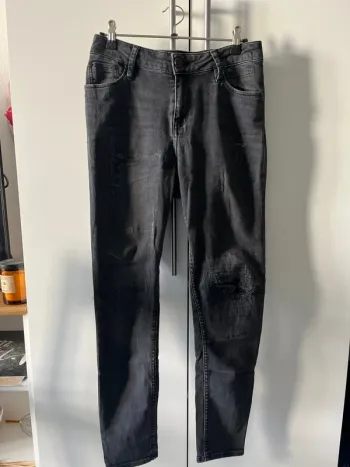 Jean School Rag slim noir