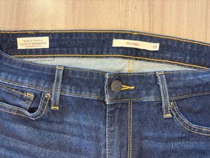 Jean Levi’s 711 Skinny W29/L34 – Bleu Foncé, Coupe Ajustée Femme - photo numéro 5