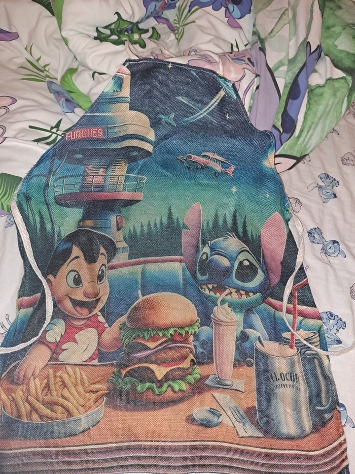 Tablier de cuisine stitch