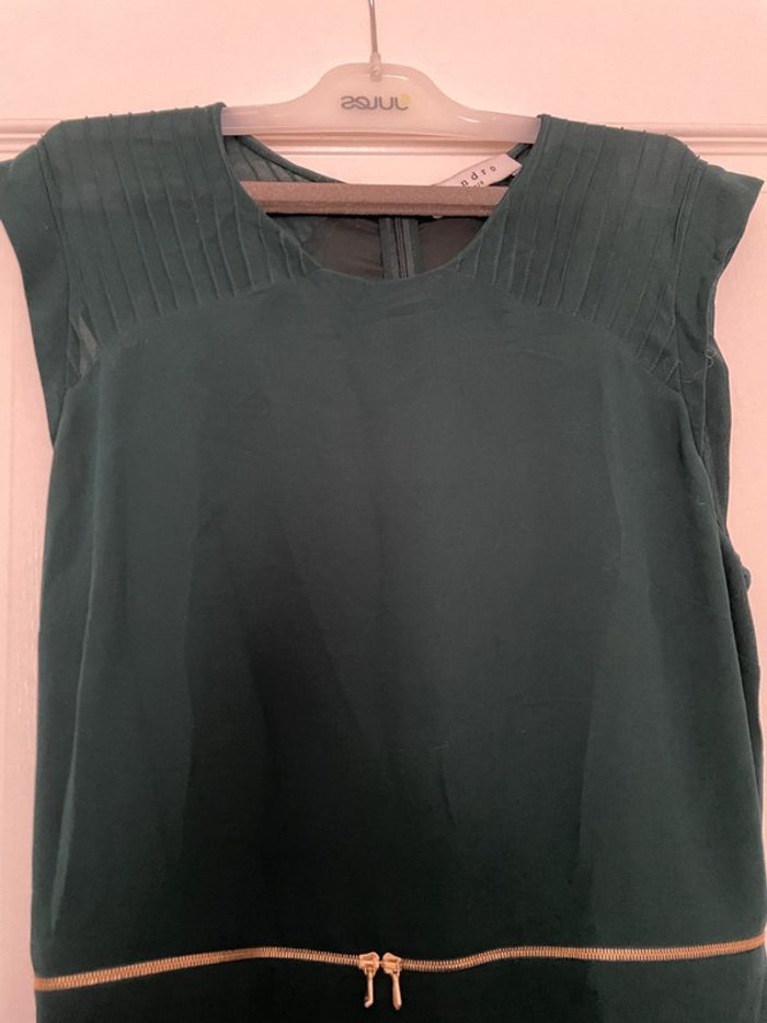 Robe Sandro Paris vert taille 3 - photo numéro 6