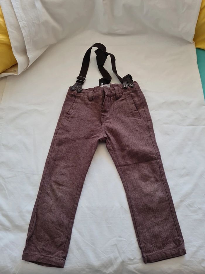 Pantalon avec bretelles 4 ans Verbaudet