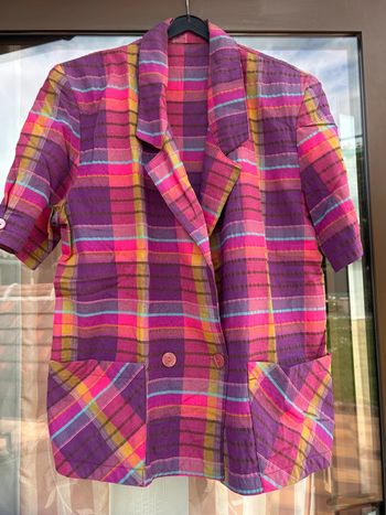 Blazer vintage manches courtes taille 42