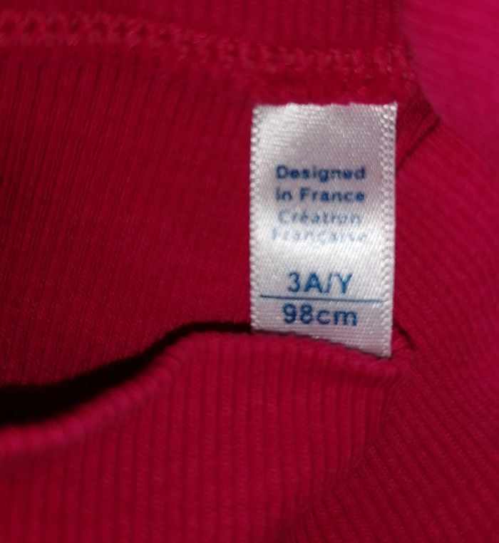 Sous pull rose Okaidi 3 ans - photo numéro 4