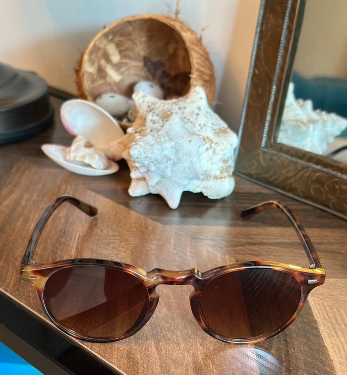 Lunettes de soleil unisexe – monture écaille brun  protection UV - photo numéro 6