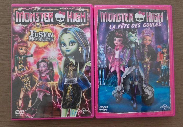 Lot de dvd monster high en très bon état